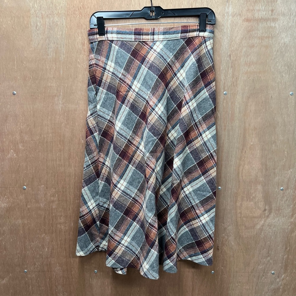 Tartan Wool Skirt